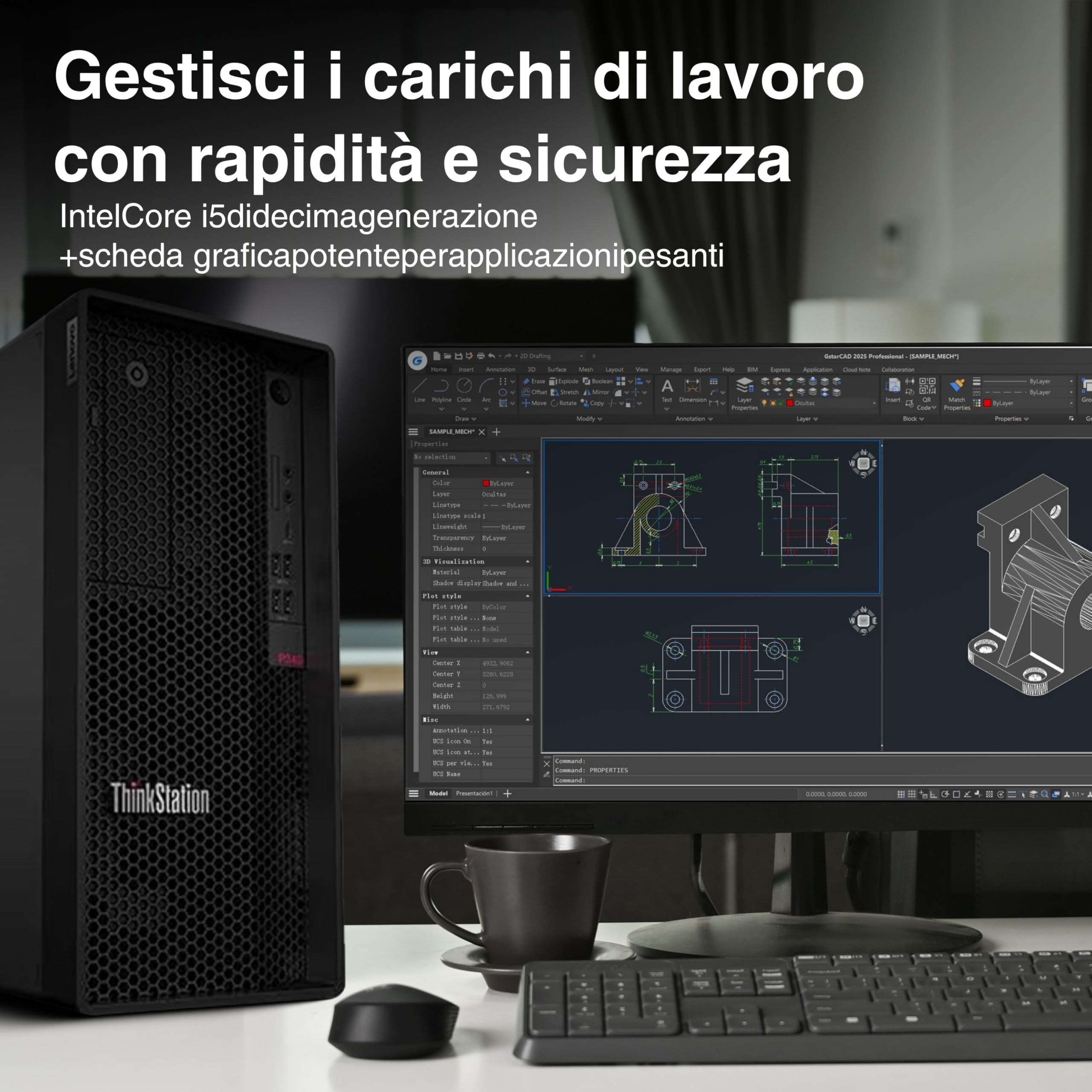 Lenovo ThinkStation P340 Tower Workstation | Intel Core i5-10500 6